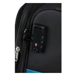 Walizka kabinowa American Tourister Daring Dash EXP- black / blue