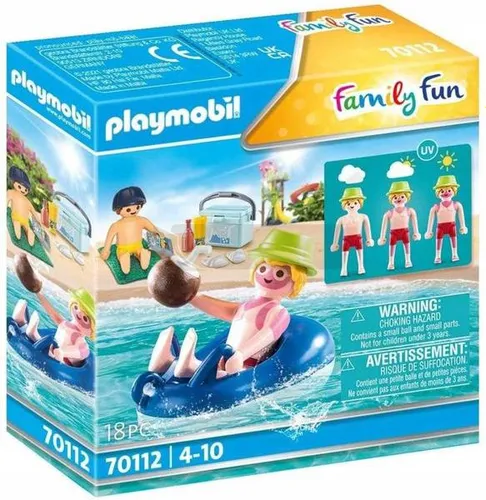 PLAYMOBIL Family Fun 70112 Chłopiec z oponą