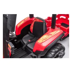 Duży Traktor Na Akumulator Dla Dziecka Blt-206 Przyczepa 24V 2X200W Pilot LED Eva Pasy Bluetooth