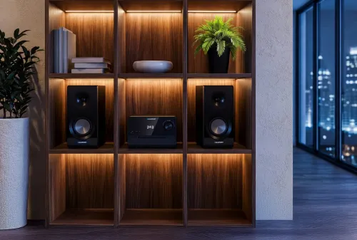 Wieża Blaupunkt MS49DAB 100W Bluetooth Radio FM, DAB+ Czarny