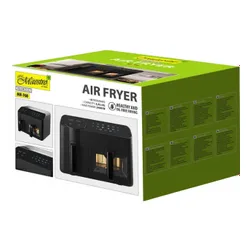 Air Fryer Frytkownica beztłuszczowa MAESTRO MR-760 9.5l z 8 automatycznymi programami, okienkiem do obserwacji postępów gotowania i podwójnym koszem