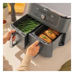 Air fryer Frytkownica beztłuszczowa NINJA Dual Zone Max DZ400EU 9.5 l Szary