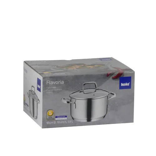 KELA Flavoria 1,6 l - garnek ze stali nierdzewnej z pokrywką