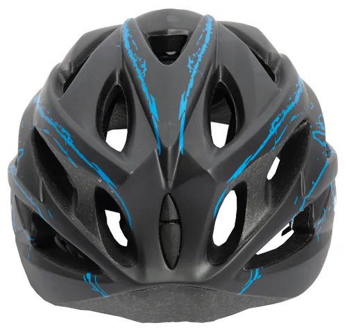 Kask rowerowy URBAN PRIME UP-HLM-EBK-BB Czarno-niebieski MTB (rozmiar L) + Magnetyczne okulary przeciwsłoneczne