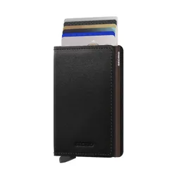 Mały portfel RFID Slimwallet Secrid Original - black / brown