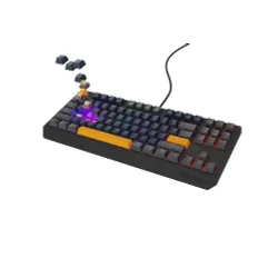Klawiatura mechaniczna Genesis Thor 230 TKL Naval Blue Negative US RGB Outemu Panda Szary