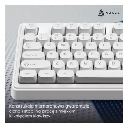Klawiatura membranowa Ajazz AF98 Biały