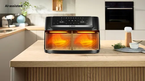 Air Fryer Frytkownica beztłuszczowa BOSCH serii 4 MAFD440B1 9l z podwójnym koszem