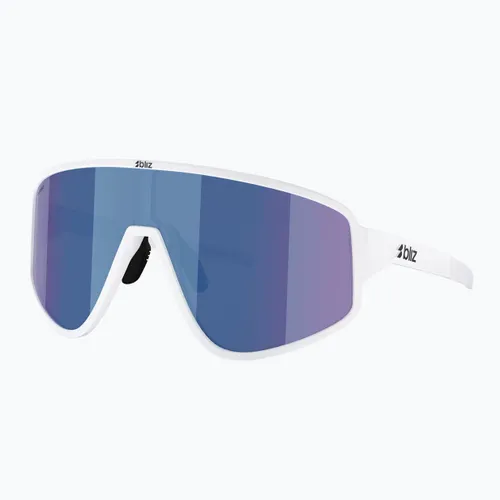 Okulary przeciwsłoneczne Bliz A004 matte white/grey blue mirror