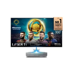 Projektor Hisense Laser TV - 100L5N - 4K UHD, Laser, Ekran ALR 100" w zestawie, Wi-Fi, BT, AirPlay, VIDAA OS