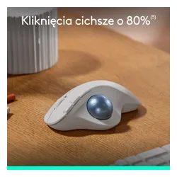 Myszka Logitech M575S bezprzewodowa biała