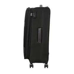 Walizka duża poszerzana American Tourister Pulsonic - asphalt black