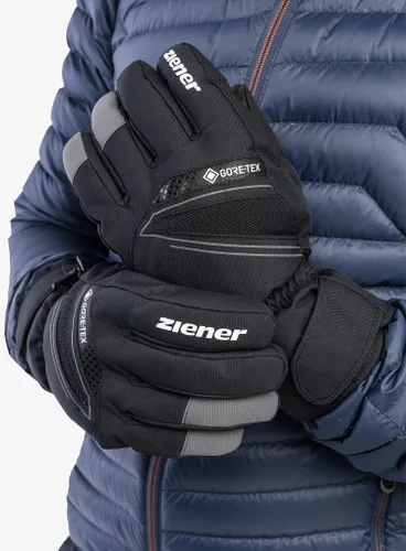 Rękawice narciarskie Ziener Gunar GTX - black/magnet
