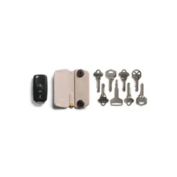 Skórzane etui na klucze Bellroy Key Cover Plus (third edition) - tahini