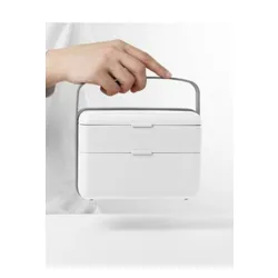 Lunchbox / śniadaniówka ze sztućcami Blim + Bauletto M - arctic white