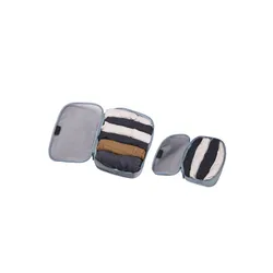 Dwa organizery podróżne Thule Packing Cube Set - pond gray