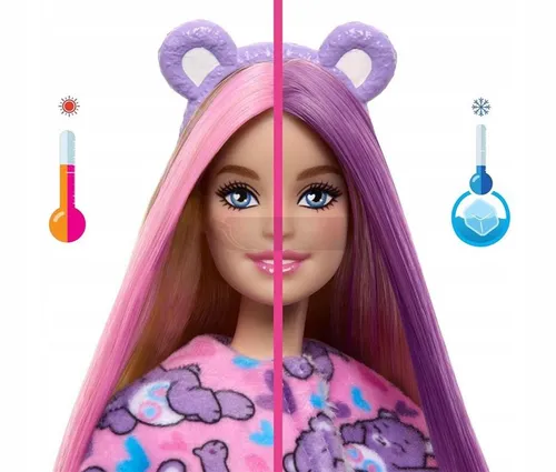 BARBIE CUTIE REVEAL TROSKLIWE MISIE Lalka w kostiumie misia Miśki JCN94