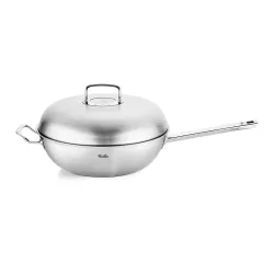 FISSLER Original Profi Collection 32 cm - patelnia / wok ze stali nierdzewnej z pokrywką
