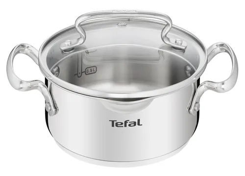 Zestaw garnków TEFAL Duetto+ (11 elementów) Stal nierdzewna 18/10 Indukcja Możliwość mycia w zmywarce