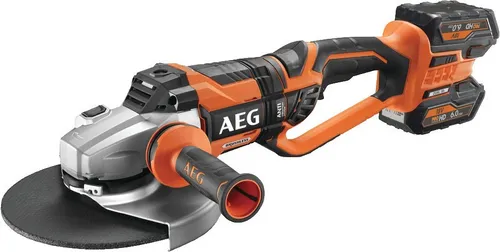 AEG PowerTools Açı Öğütücü Bews18-230BLLI-602C (+2x 6AH pil + şarj cihazı )