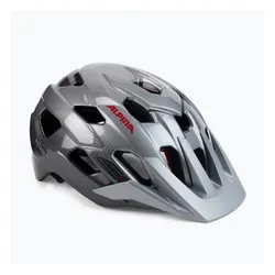 Kask rowerowy Alpina Anzana darksilver/black/red gloss