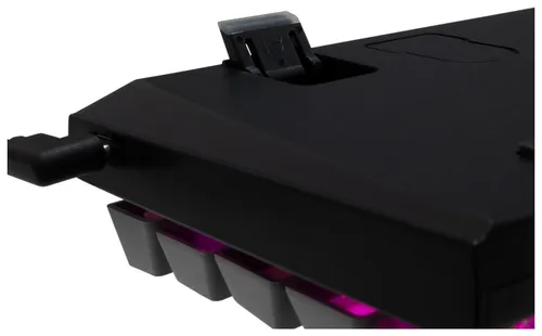 Klawiatura gamingowa White Shark Wakizashi Blue przewodowa mechaniczna podświetlana czarno-szara