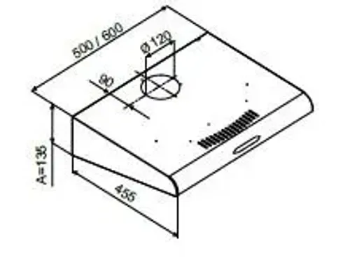 Okap MPM 61-PX-70 Biały