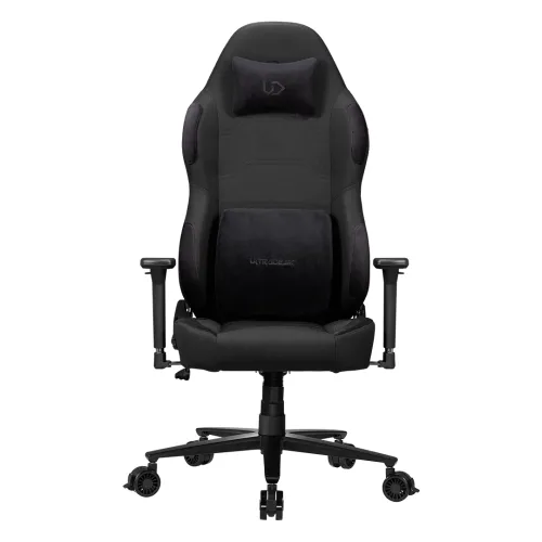 Fotel Ultradesk OVERLORD Gamingowy do 150kg Tkanina Czarny
