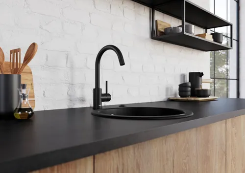 Bateria BLANCO Mida 526649 Czarny mat