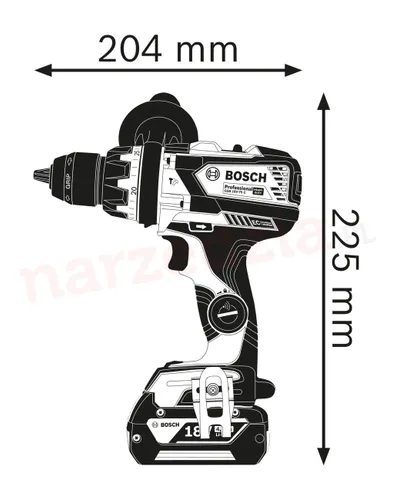 Bosch GSB 18 V-110 C 18 V Akülü Matkap 2 x Akülü Matkap 5 Ah (06019G030D)