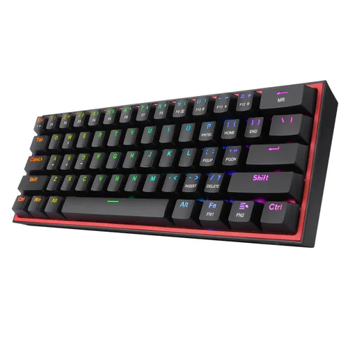 Klawiatura mechaniczna Redragon K617 Fizz RGB Red Box Switch Czarny