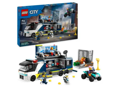 Конструктор LEGO City 60418 полицейский грузовик с криминальной лабораторией