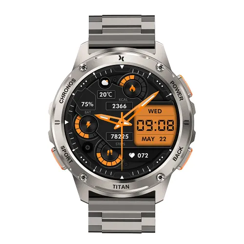 Smartwatch Maxcom FW110 Titan Chronos Srebrny