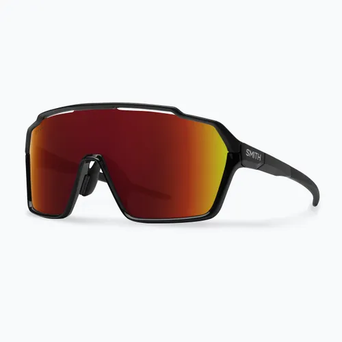 Okulary przeciwsłoneczne Smith Shift XL MAG black/chromapop red mirror/clear