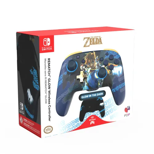 Pad PDP Rematch Glow in the Dark Link Hero do Nintendo Switch Bezprzewodowy