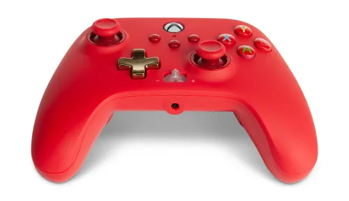 Pad PowerA Enhanced Red do Xbox Series X/S, Xbox One, PC Przewodowy