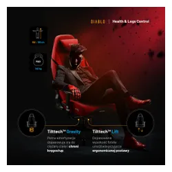 Fotel DIABLO CHAIRS X-Eye 2.0 Czerwony