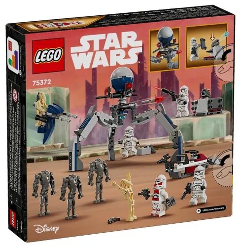 Конструктор LEGO Star Wars 75372 Clones Vs Droid Battle Pack