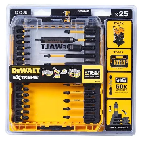 Zestaw bitów DEWALT DT70744T-QZ (25 szt.)