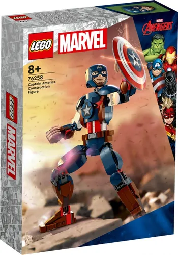 LEGO Super Heroes 76258 Figurka Kapitana Ameryki do zbudowania