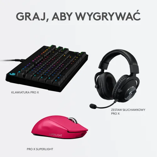 Myszka gamingowa Logitech G Pro X Superlight Magenta