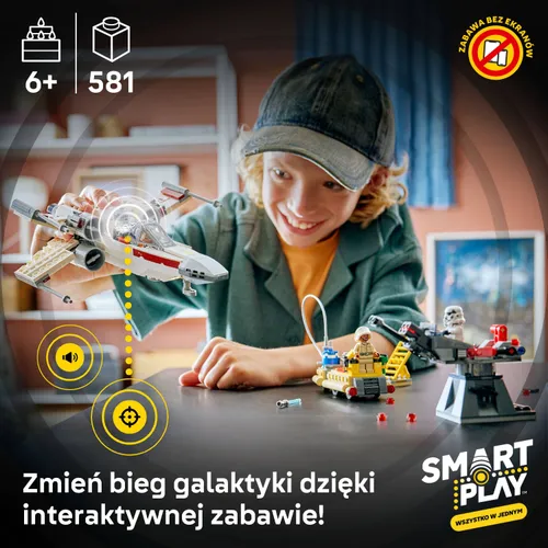 LEGO 75423 Star Wars SMART Play X-Wing Czerwona Piątka Luke