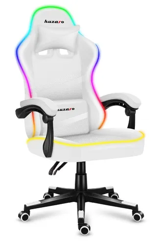 Fotel HUZARO Force 4.4 RGB Biały