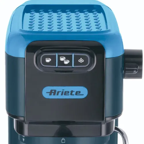 Экспресс для кофе колбовый Ariete Smart Slim Espresso 1399/18, 1300 Вт, синий, кофемашина эспрессо