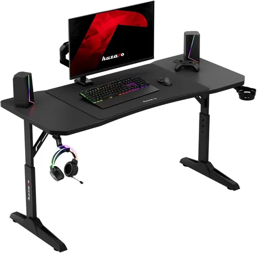 Biurko gamingowe HUZARO Hero 3.6 RGB Czarny