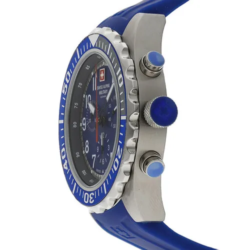 Часы Swiss Alpine Military 7076.9835 Blue / Silver / Blue