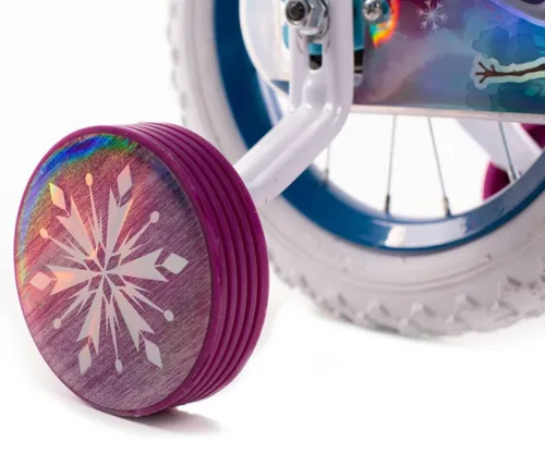 Rower dziecięcy HUFFY Disney Kraina Lodu 12 cali dla dziewczynki Niebieski