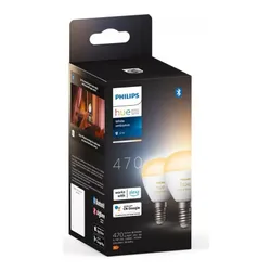 Inteligentna żarówka PHILIPS HueWA Luster E14 5.1 W Bluetooth, ZigBee (2 szt.)