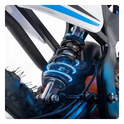 Cross spalinowy dla dzieci 49CC motocykl na akumulator e-start LED 35km/h