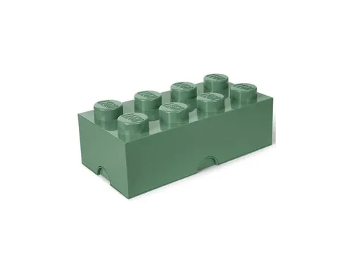 Lego 40041747 Pojemnik na klocki 4x2 piaskowa zieleń